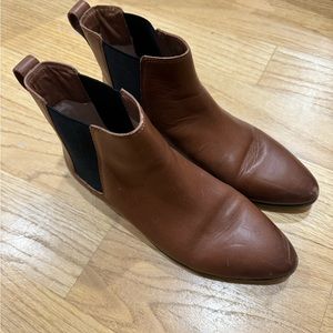 J Crew Leather Chealsea Boots
